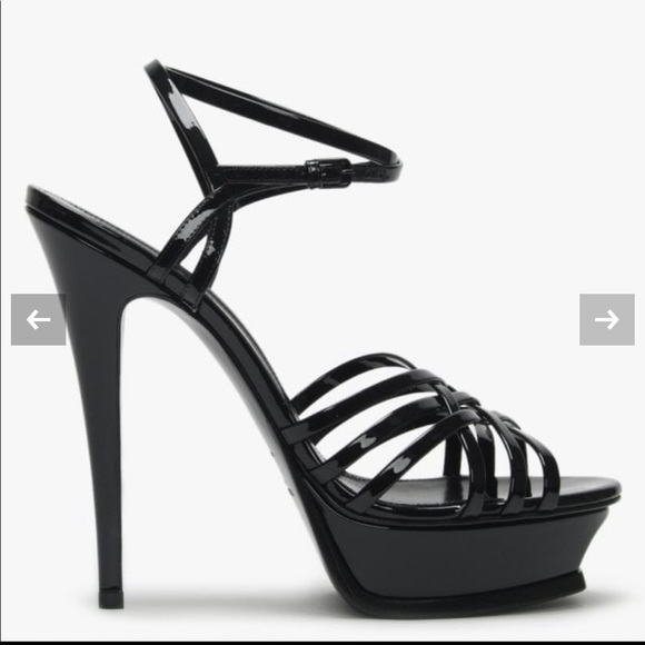 Saint Laurent Tribute 105 Woven Sandals. - Picture 16 of 16